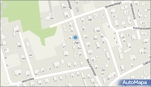 Kleosin, Baczyńskiego Krzysztofa Kamila, 27B, mapa Kleosin