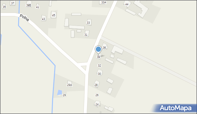 Komarówka Podlaska, Batki Waleriana, 34, mapa Komarówka Podlaska