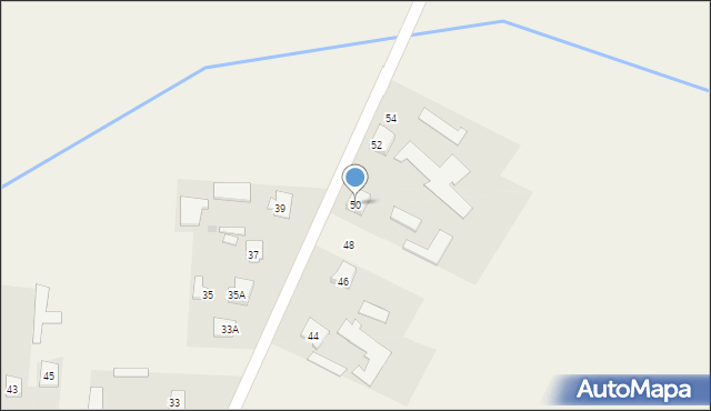Komarówka Podlaska, Batki Waleriana, 50, mapa Komarówka Podlaska