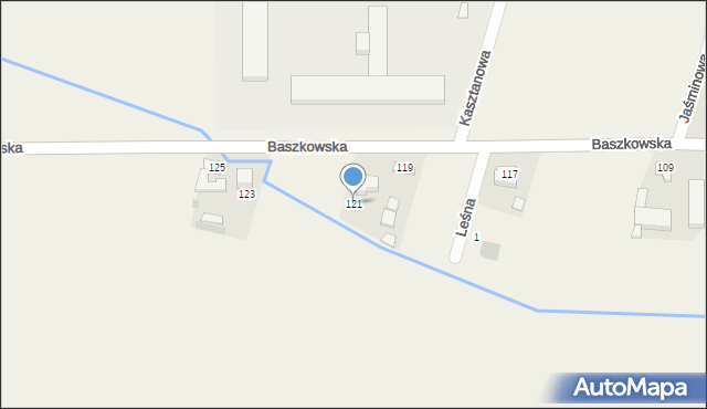 Konarzew, Baszkowska, 121, mapa Konarzew