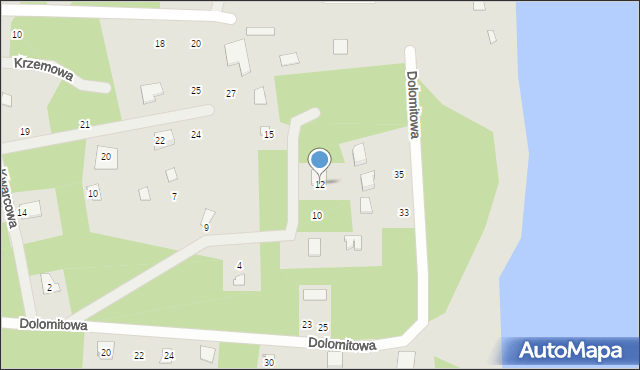 Koronowo, Bazaltowa, 12, mapa Koronowo