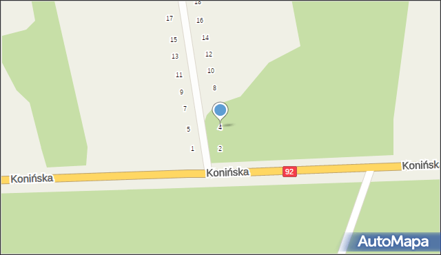 Kościelec, Baranieckiego Mariana, 4, mapa Kościelec