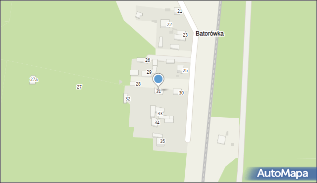 Kosów, Batorówka, 31, mapa Kosów