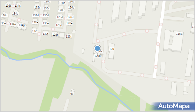 Kraków, Balicka, 120b, mapa Krakowa