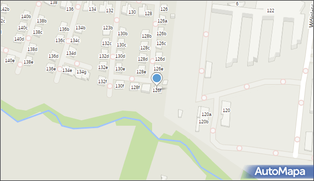 Kraków, Balicka, 126f, mapa Krakowa