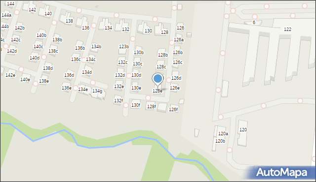 Kraków, Balicka, 128e, mapa Krakowa