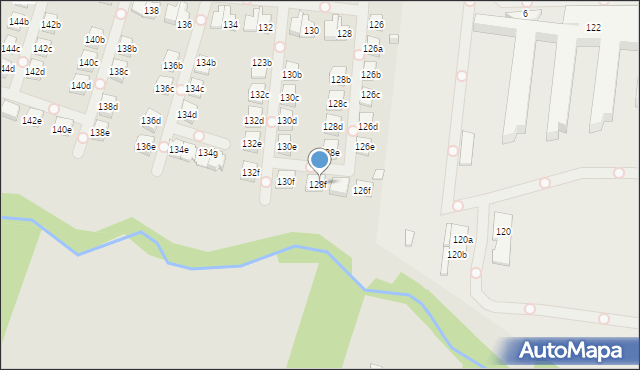 Kraków, Balicka, 128f, mapa Krakowa