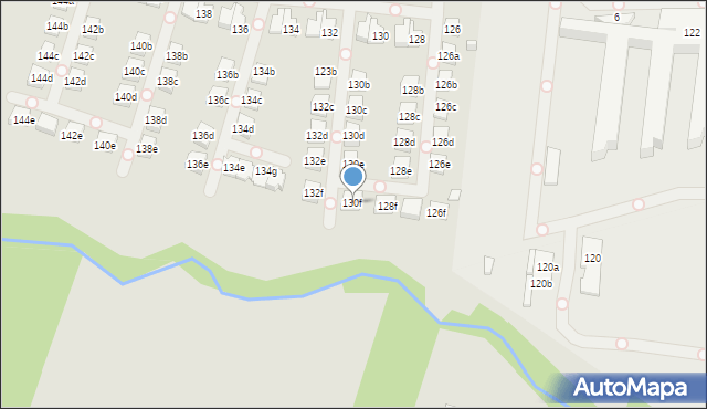 Kraków, Balicka, 130f, mapa Krakowa