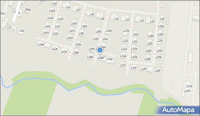 Kraków, Balicka, 134e, mapa Krakowa