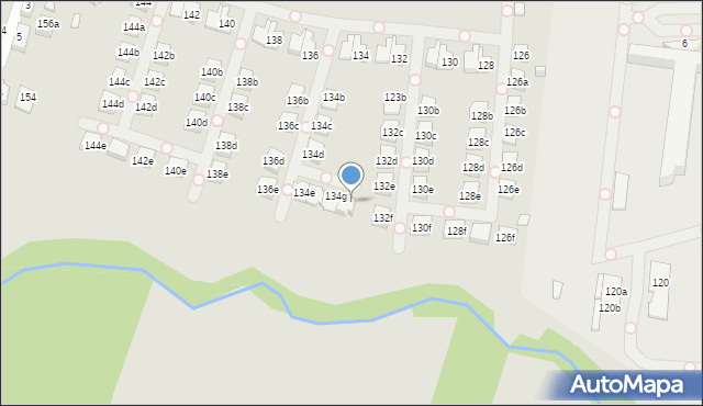 Kraków, Balicka, 134h, mapa Krakowa