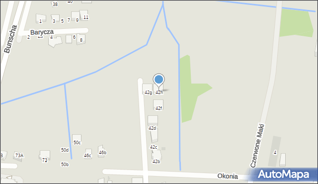 Kraków, Babińskiego Józefa, dr., 42h, mapa Krakowa