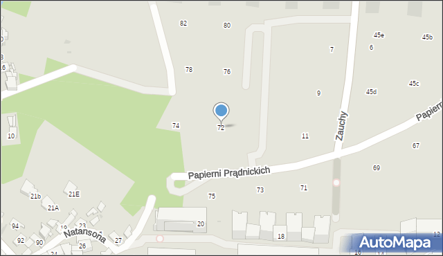 Kraków, Banacha Stefana, 65f, mapa Krakowa