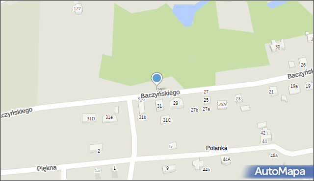 Krosno, Baczyńskiego Krzysztofa Kamila, 30, mapa Krosna