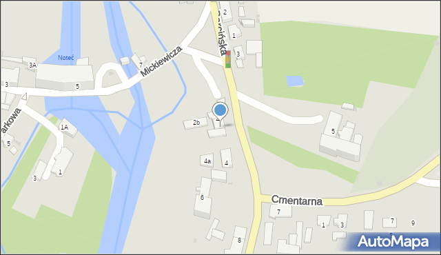 Łabiszyn, Barcińska, 2a, mapa Łabiszyn