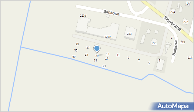 Lesznowola, Bankowa, 29, mapa Lesznowola