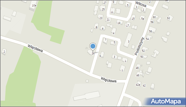 Leżajsk, Baczyńskiego Krzysztofa Kamila, 14, mapa Leżajsk