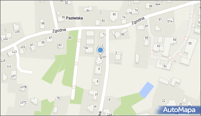 Libertów, Bartnicka, 4, mapa Libertów