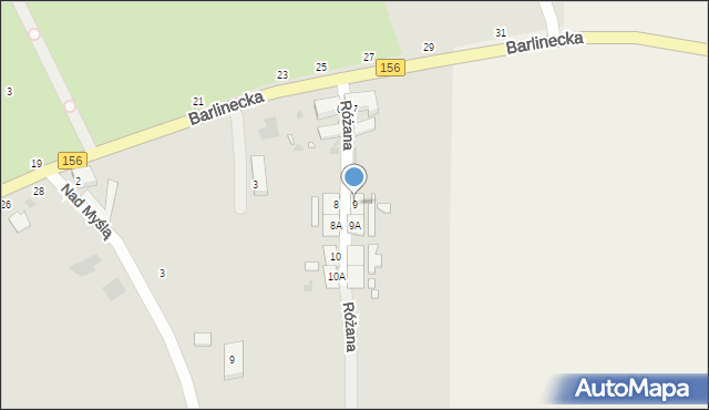 Lipiany, Barlinecka, 9, mapa Lipiany