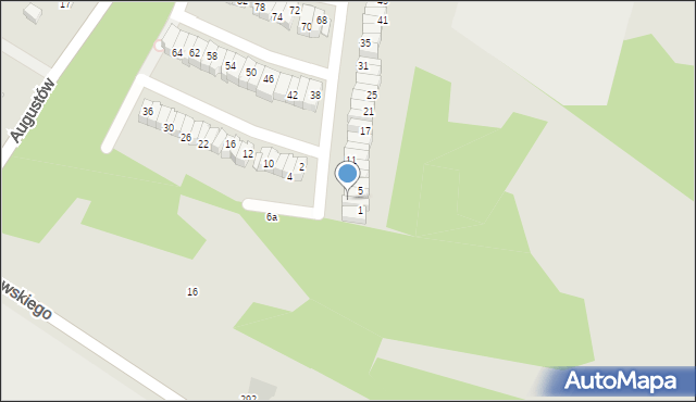 Łódź, Bacewicz Grażyny, 1A, mapa Łodzi