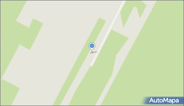 Łódź, Bakaliowa, 43f, mapa Łodzi