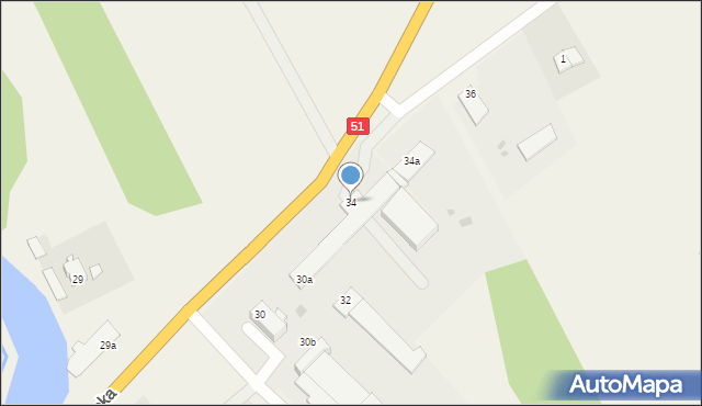 Markajmy, Bartoszycka, 34, mapa Markajmy