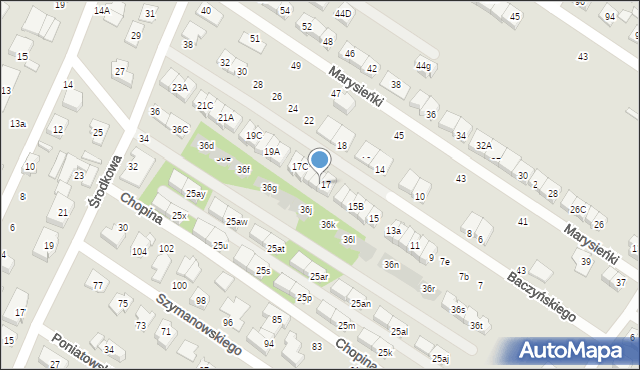 Marki, Baczyńskiego Krzysztofa Kamila, 27, mapa Marki