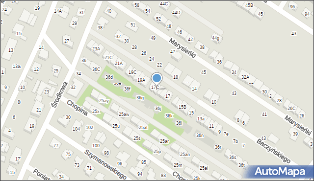 Marki, Baczyńskiego Krzysztofa Kamila, 31, mapa Marki