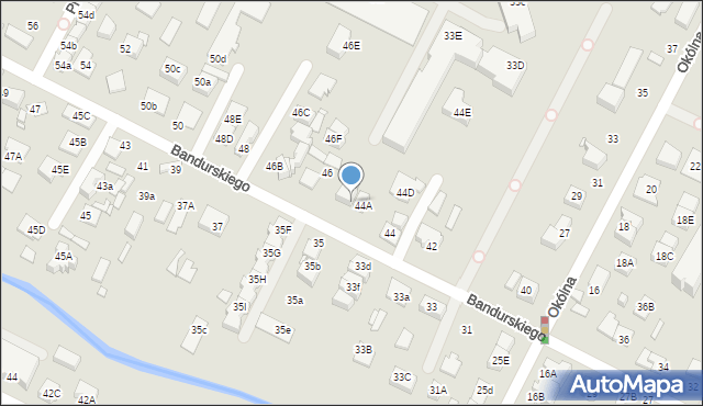 Marki, Bandurskiego Władysława, ks. bp., 44B, mapa Marki