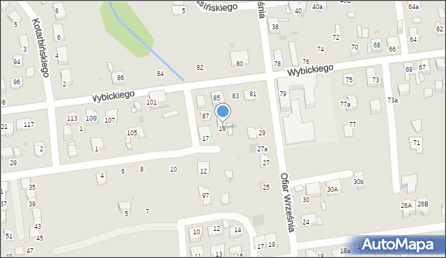 Mysłowice, Baczyńskiego Krzysztofa Kamila, 19, mapa Mysłowice