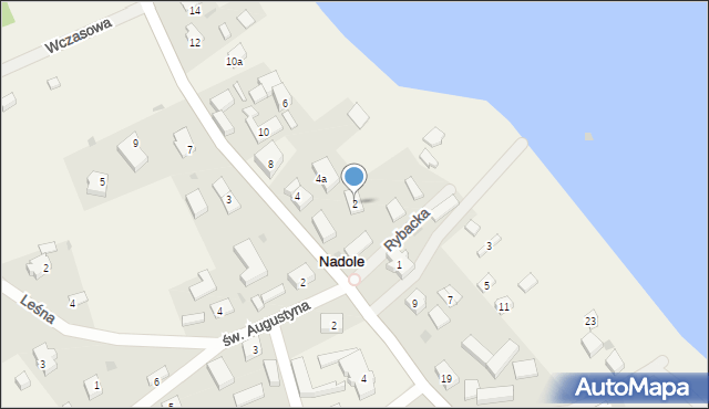 Nadole, Bałtycka, 2, mapa Nadole