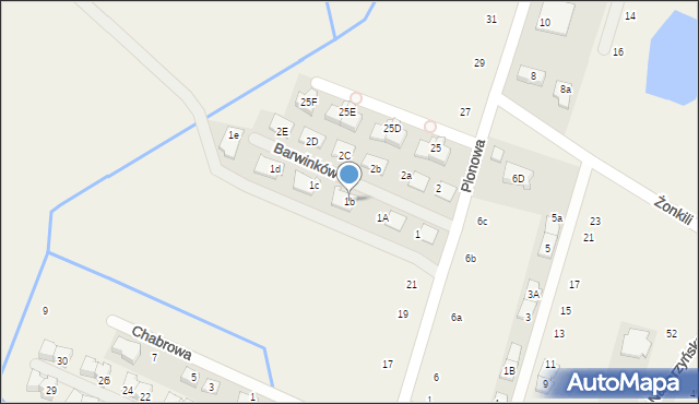 Nowa Wola, Barwinków, 1b, mapa Nowa Wola