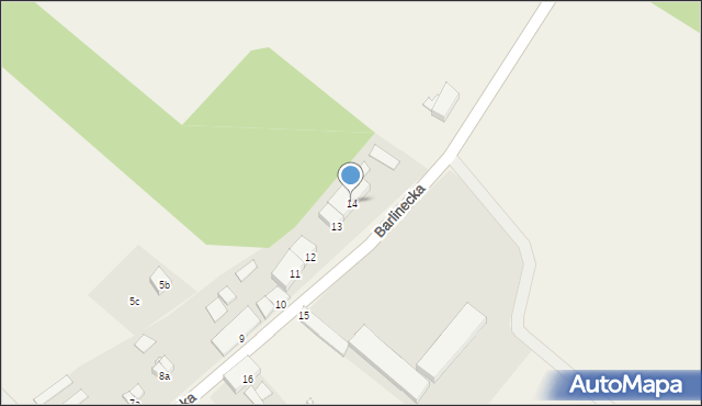 Nowogródek Pomorski, Barlinecka, 14, mapa Nowogródek Pomorski