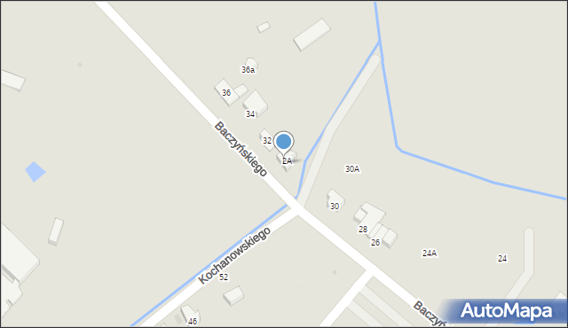 Oława, Baczyńskiego Krzysztofa Kamila, 32a, mapa Oława