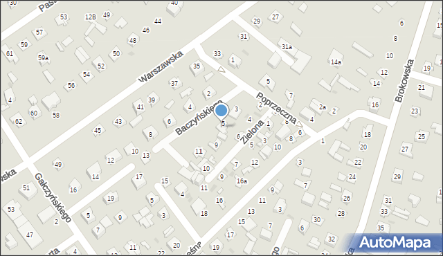 Ostrów Mazowiecka, Baczyńskiego Krzysztofa Kamila, 7, mapa Ostrów Mazowiecka