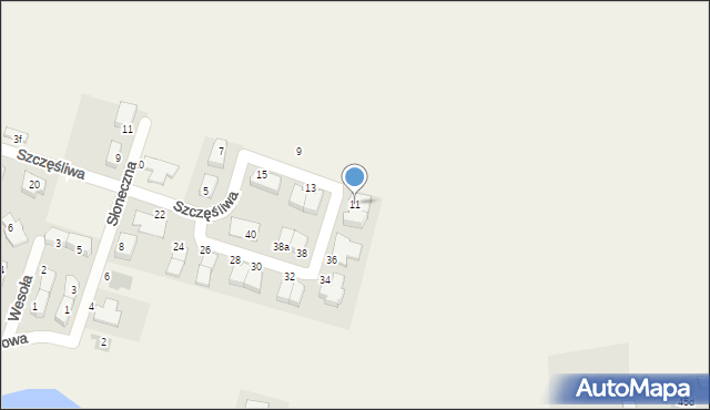 Pietrzykowice, Bajkowa, 11, mapa Pietrzykowice