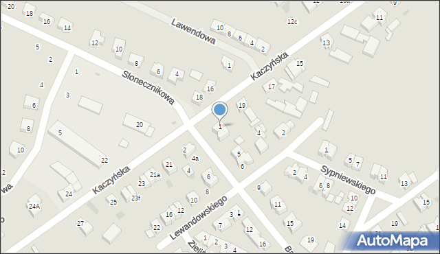 Pobiedziska, Bartlitza, mjr., 1, mapa Pobiedziska