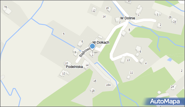 Porąbka, Bajkowa, 5, mapa Porąbka