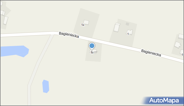 Pruszcz, Bagieniecka, 5b, mapa Pruszcz