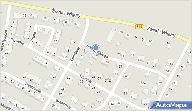 Przasnysz, Baczyńskiego Krzysztofa Kamila, 4/6, mapa Przasnysz