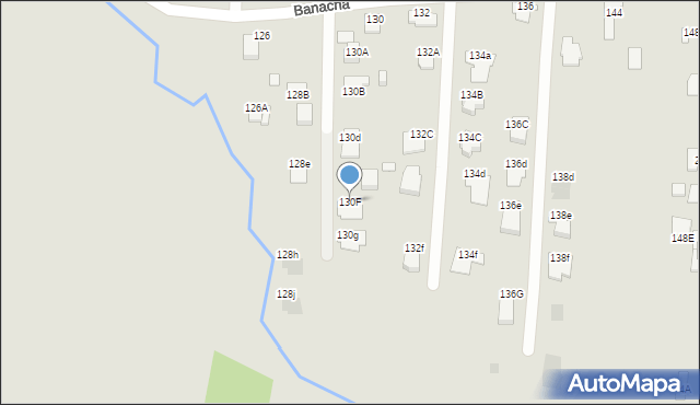 Radom, Banacha Stefana, 130F, mapa Radomia