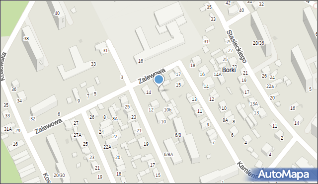 Radom, Batalionów Chłopskich, 14a, mapa Radomia