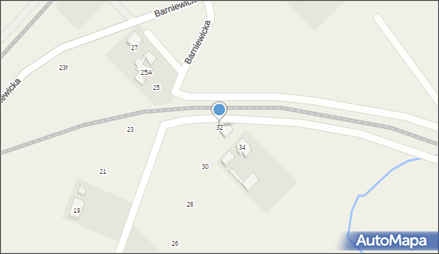Rębiechowo, Barniewicka, 32, mapa Rębiechowo