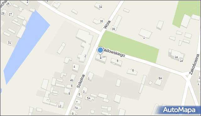 Rudka, Badowskiego Michała, ks. prał., 4, mapa Rudka
