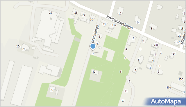 Rudunki, Baczyńskiego Krzysztofa Kamila, 7, mapa Rudunki