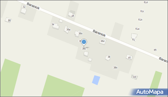 Rudziczka, Baraniok, 36c, mapa Rudziczka