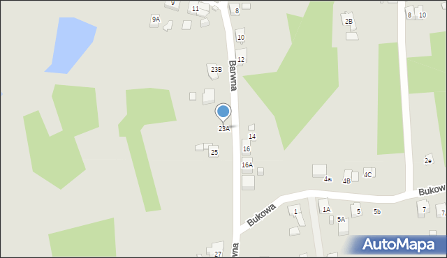 Rydułtowy, Barwna, 23A, mapa Rydułtowy