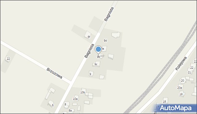 Rzerzęczyce, Bagnista, 9b, mapa Rzerzęczyce