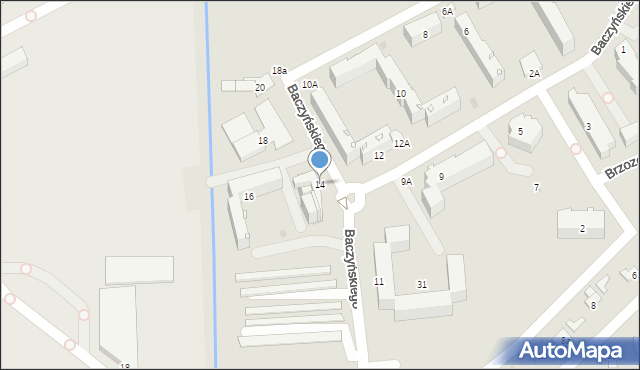 Sandomierz, Baczyńskiego Krzysztofa Kamila, 14, mapa Sandomierza