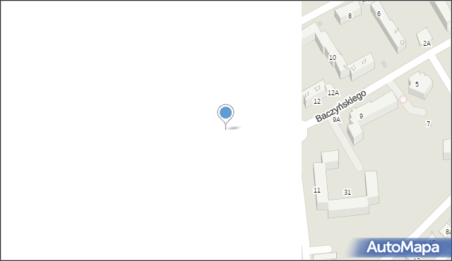 Sandomierz, Baczyńskiego Krzysztofa Kamila, 16, mapa Sandomierza