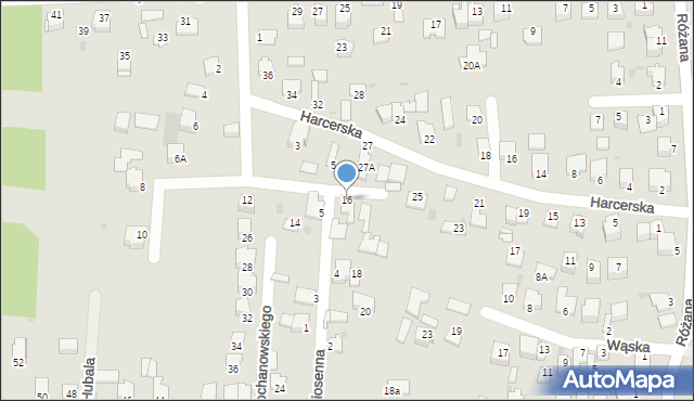 Sandomierz, Batalionów Chłopskich, 16, mapa Sandomierza